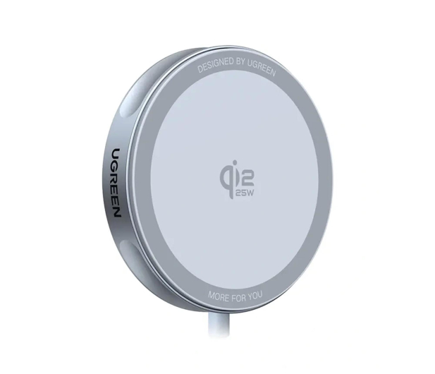 UGREEN Ładowarka indukcyjna MagFlow W753Qi2 25WUSB-C1.5m szara 6941876259595 - 1416996 - zdjęcie 4